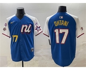 Men's National League #17 Shohei Ohtani Blue Alternate 2025 All-Star With Patch Edition Limited Stitched Baseball Jersey Men's National League #17 Shohei Ohtani Blue Alternate 2025 All-Star With Patch Edition Limited Stitched Baseball Jersey