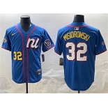 Men's National League #32 Jacob Misiorowski Blue 2025 All-Star Edition Limited Stitched Baseball Jersey