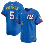 Men's National League #5 Freddie Freeman Blue 2025 All-Star Edition Limited Stitched Baseball Jersey
