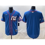 Men's National League Arizona Diamondbacks Blank Blue 2025 All-Star Edition Limited Stitched Baseball Jersey