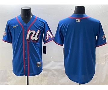 Men's National League Arizona Diamondbacks Blank Blue 2025 All-Star Edition Limited Stitched Baseball Jersey