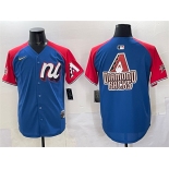 Men's National League Arizona Diamondbacks Team Big Logo Blue Red Alternate 2025 All-Star Edition Limited Stitched Baseball Jersey Men's National League Arizona Diamondbacks Team Big Logo Blue Red Alternate 2025 All-Star Edition Limited Stitched Baseball Jersey