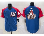 Men's National League Arizona Diamondbacks Team Big Logo Blue Red Alternate 2025 All-Star Edition Limited Stitched Baseball Jersey Men's National League Arizona Diamondbacks Team Big Logo Blue Red Alternate 2025 All-Star Edition Limited Stitched Baseball Jersey