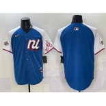 Men's National League Atlanta Braves Blank Blue Alternate 2025 All-Star Edition Limited Stitched Baseball Jersey Men's National League Atlanta Braves Blank Blue Alternate 2025 All-Star Edition Limited Stitched Baseball Jersey