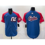 Men's National League Chicago Cubs Team Big Logo Blue Red Alternate 2025 All-Star Edition Limited Stitched Baseball Jersey Men's National League Chicago Cubs Team Big Logo Blue Red Alternate 2025 All-Star Edition Limited Stitched Baseball Jersey