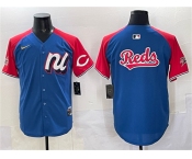 Men's National League Cincinnati Reds Team Big Logo Blue Red Alternate 2025 All-Star Edition Limited Stitched Baseball Jersey Men's National League Cincinnati Reds Team Big Logo Blue Red Alternate 2025 All-Star Edition Limited Stitched Baseball Jersey