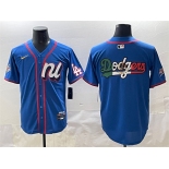 Men's National League Los Angeles Dodgers Team Big Logo Blue 2025 All-Star Edition Limited Stitched Baseball Jersey