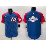 Men's National League Los Angeles Dodgers Team Big Logo Blue Red Alternate 2025 All-Star Edition Limited Stitched Baseball Jersey Men's National League Los Angeles Dodgers Team Big Logo Blue Red Alternate 2025 All-Star Edition Limited Stitched Baseball Jersey