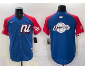 Men's National League Los Angeles Dodgers Team Big Logo Blue Red Alternate 2025 All-Star Edition Limited Stitched Baseball Jersey Men's National League Los Angeles Dodgers Team Big Logo Blue Red Alternate 2025 All-Star Edition Limited Stitched Baseball Jersey