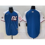 Men's National League New York Mets Blank Blue Alternate 2025 All-Star Edition Limited Stitched Baseball Jersey Men's National League New York Mets Blank Blue Alternate 2025 All-Star Edition Limited Stitched Baseball Jersey