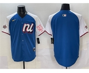 Men's National League New York Mets Blank Blue Alternate 2025 All-Star Edition Limited Stitched Baseball Jersey Men's National League New York Mets Blank Blue Alternate 2025 All-Star Edition Limited Stitched Baseball Jersey