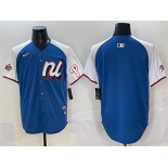 Men's National League Philadelphia Phillies Blank Blue Alternate 2025 All-Star Edition Limited Stitched Baseball Jersey Men's National League Philadelphia Phillies Blank Blue Alternate 2025 All-Star Edition Limited Stitched Baseball Jersey