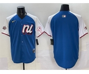 Men's National League Philadelphia Phillies Blank Blue Alternate 2025 All-Star Edition Limited Stitched Baseball Jersey Men's National League Philadelphia Phillies Blank Blue Alternate 2025 All-Star Edition Limited Stitched Baseball Jersey