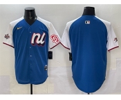 Men's National League San Diego Padres Blank Blue Alternate 2025 All-Star Edition Limited Stitched Baseball Jersey Men's National League San Diego Padres Blank Blue Alternate 2025 All-Star Edition Limited Stitched Baseball Jersey