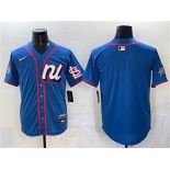 Men's National League St. Louis Cardinals Blank Blue 2025 All-Star Edition Limited Stitched Baseball Jersey