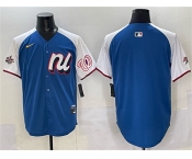 Men's National League Washington Nationals Blank Blue Alternate 2025 All-Star Edition Limited Stitched Baseball Jersey Men's National League Washington Nationals Blank Blue Alternate 2025 All-Star Edition Limited Stitched Baseball Jersey