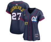 Women's American League #27 Vladimir Guerrero Jr. Navy 2025 All-Star Edition Limited Stitched Baseball Jerse