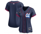 Women's American League Blank Navy 2025 All-Star Edition Limited Stitched Baseball Jersey