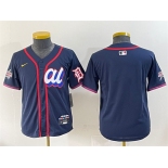 Women's American League Detroit Tigers Blank Navy 2025 All-Star Edition Limited Stitched Baseball Jersey