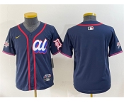 Women's American League Detroit Tigers Blank Navy 2025 All-Star Edition Limited Stitched Baseball Jersey