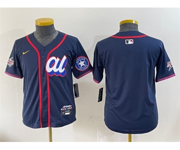 Women's American League Houston Astros Blank Navy 2025 All-Star Edition Limited Stitched Baseball Jersey