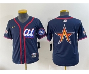 Women's American League Houston Astros Team Big Logo Navy 2025 All-Star Edition Limited Stitched Baseball Jersey