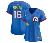 Women's National League #16 Will Smith Blue 2025 All-Star Edition Limited Stitched Baseball Jersey