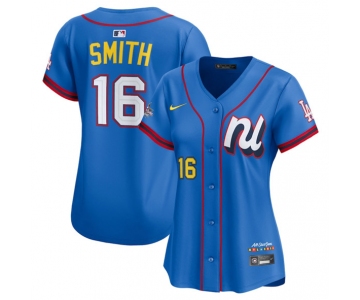 Women's National League #16 Will Smith Blue 2025 All-Star Edition Limited Stitched Baseball Jersey