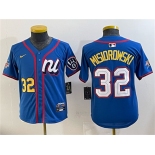 Women's National League #32 Jacob Misiorowski Blue 2025 All-Star Edition Limited Stitched Baseball Jersey Women's National League #32 Jacob Misiorowski Blue 2025 All-Star Edition Limited Stitched Baseball Jersey