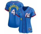 Women's National League #4 Pete Crow-Armstrong Blue 2025 All-Star Edition Limited Stitched Baseball Jersey