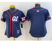 Youth American League Oakland Athletics Blank Navy 2025 All-Star Edition Limited Stitched Baseball Jersey