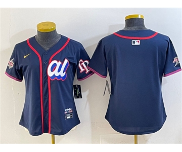 Youth American League Tampa Bay Rays Blank Navy 2025 All-Star Edition Limited Stitched Baseball Jersey