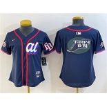 Youth American League Tampa Bay Rays Team Big Logo Navy 2025 All-Star Edition Limited Stitched Baseball Jersey