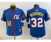 Youth National League #32 Jacob Misiorowski Blue 2025 All-Star Edition Limited Stitched Baseball Jersey Youth National League #32 Jacob Misiorowski Blue 2025 All-Star Edition Limited Stitched Baseball Jersey