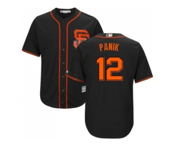 Youth San Francisco Giants #12 Joe Panik Black Alternate Cool Base Stitched MLB Jersey
