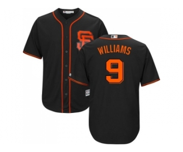 Youth San Francisco Giants #9 Matt Williams Black Alternate Cool Base Stitched MLB Jersey