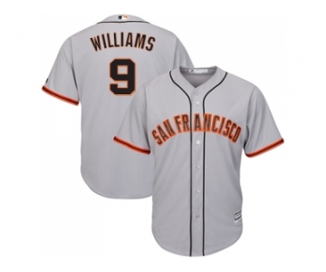 Youth San Francisco Giants #9 Matt Williams Grey Road Cool Base Stitched MLB Jersey
