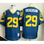 Men's Los Angeles Rams #29 Eric Dickerson Royal Throwback Football Stitched Jersey