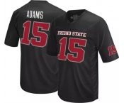 Men's Fresno State Bulldogs #15 Davante Adams Black Stitched Game Jersey