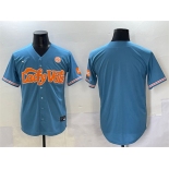 Men's Lady Vols Blank Blue SEC Patch Stitched Jersey