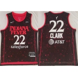 Men's Indiana Fever #22 Caitlin Clark Black Red Stitched Jersey Men's Indiana Fever #22 Caitlin Clark Black Red Stitched Jersey