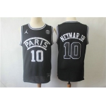 Paris Saint-Germain #10 Neymar Jr Black Jordan Fashion Jersey Paris Saint-Germain #10 Neymar Jr Black Jordan Fashion Jersey