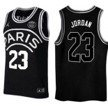 Paris Saint-Germain #23 Michael Jordan Black Jordan Fashion Jersey Paris Saint-Germain #23 Michael Jordan Black Jordan Fashion Jersey