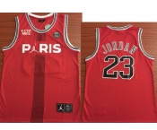 Paris Saint-Germain #23 Michael Jordan Red Jordan Fashion Jersey Paris Saint-Germain #23 Michael Jordan Red Jordan Fashion Jersey