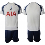 Men's Tottenham Hotspur Blank 2025-26 White Home Soccer Jersey Suit