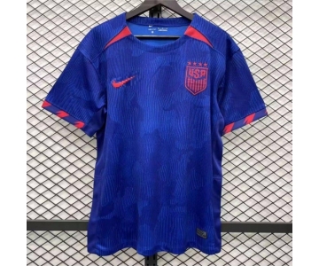 Men USA Soccer Jerseys Away Blue