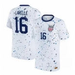 Men United States ACTIVE PLAYER Custom White 2023 Home Jersey