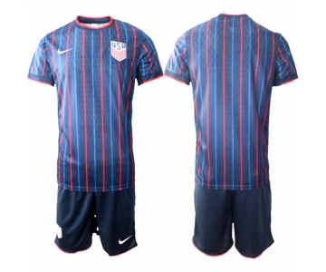 Men's USA Blank or Custom Team FIFA x World Cup 2026 Away On Field Suit Jersey