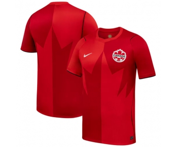 Men's Canada Blank 2026 Red Home Soccer Jersey