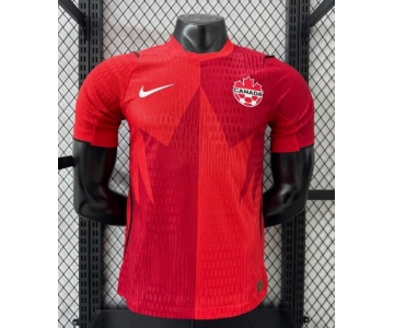 Men's Canada Blank Red 2026 World Cup National Team Soccer Jersey